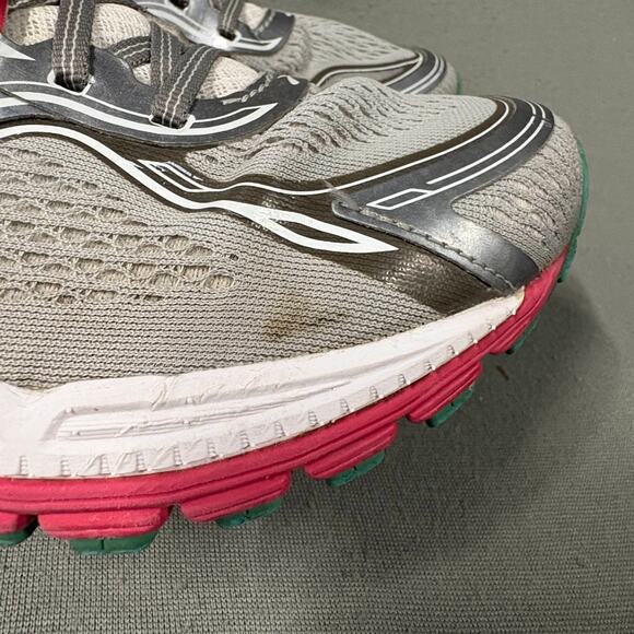 Brooks Sneakers Ghost 8 8th Edition Sz 11 Gray‎ Pink Silver 1201931B073 Athletic - Picture 14 of 15